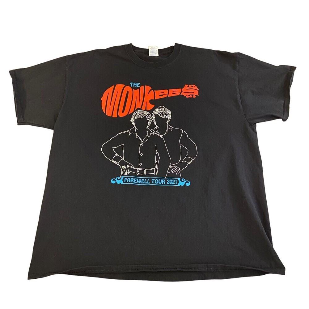 The Monkees 2021 Farewell Tour Shirt Classic Black Unisex S-5XL Unisex T-Shirt S
