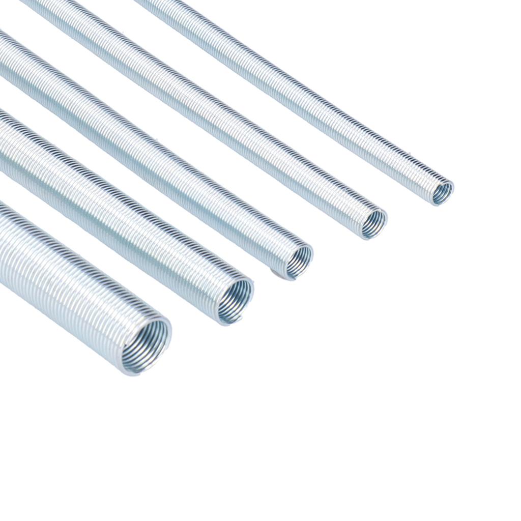 Spring Tubing Bender, 5Celsius8, 1Celsius2, 3Celsius8, 5Celsius16, 1Celsius4, Tool Steel, Easy Slide, for Soft Copper and Aluminum Tubing, All Sizes,