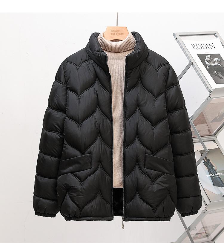 

New autumn and winter down cotton-padded clothes women s small cotton-padded jackets to keep warm, short large-size loose coats 5XL чорний
