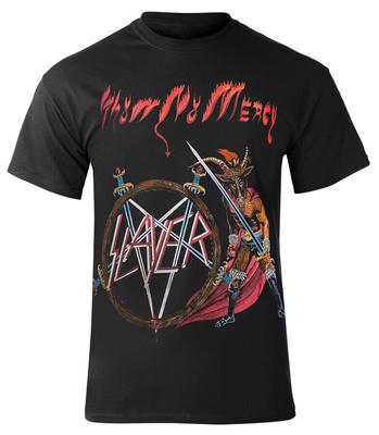 Slayer Show No Mercy Sarcofago Vulcano Holocausto Unisex T-Shirt
