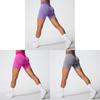 Seamless Peach Hip Yoga Shorts For Women With Breathable Fabric For Gym And Running Exercises