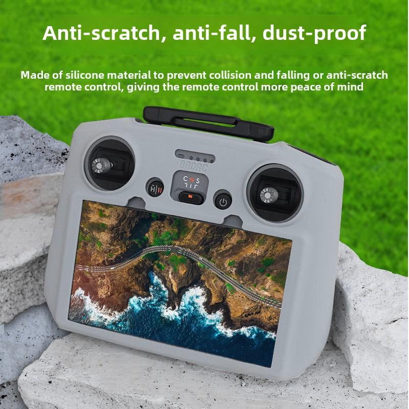 

2025 Suitable for DJI MINI4PRO remote control silicone cover AIR3 drone RC2 with screen protective cover accessories