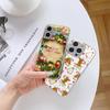 Ae106 Happy New Year Art Merry Christmas Electroplated Glass Phone Cases for Samsung S25 Ultra iPhone 16 Xiaomi Redmi Lens Full Protection Back Cover