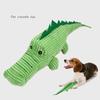 Dog Plush Toys Squeak Alligator for Dogs Interactive Stuffed Animal Chew Toy for Small Medium Dogs Reducing Boredom