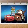 Disney Pixar Cars Lightning Mcqueen photo background for birthday party, studio photo background for kids, babies and baby welcome parties, AS41