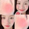 HERORANGE Low-Saturation Matte Blush Single Color Blush Palette, Soft and Smooth Texture, Fine and Non-Flaky, Easy To Apply, Long-Lasting Color