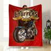 Orange County Choppers Motorcycle Design Patterned Flannel Blanket Perfect for the Bedroom Living Room, Sofa, or a Little Nap