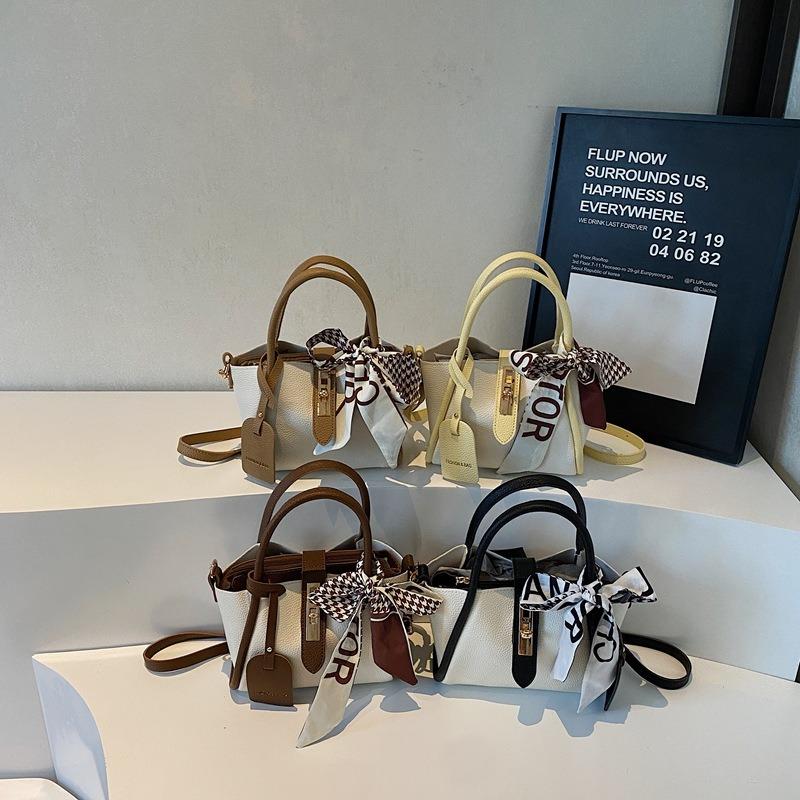 Premium texture bag women's new foreign style versatile messenger bag fashionable portable bucket bag