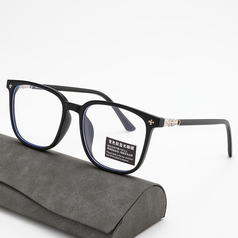 

Фотохромные очки с защитой от синего света - Стильная большая оправа для студентов и трендсеттеров