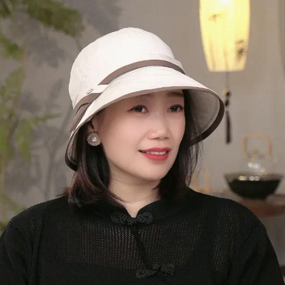 Lightweight Bucket Caps Face Protection Sun Protection Cap Spring Summer Women Sun Hat Travel