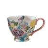 JOYYE Floral Ceramic Cup with Lid