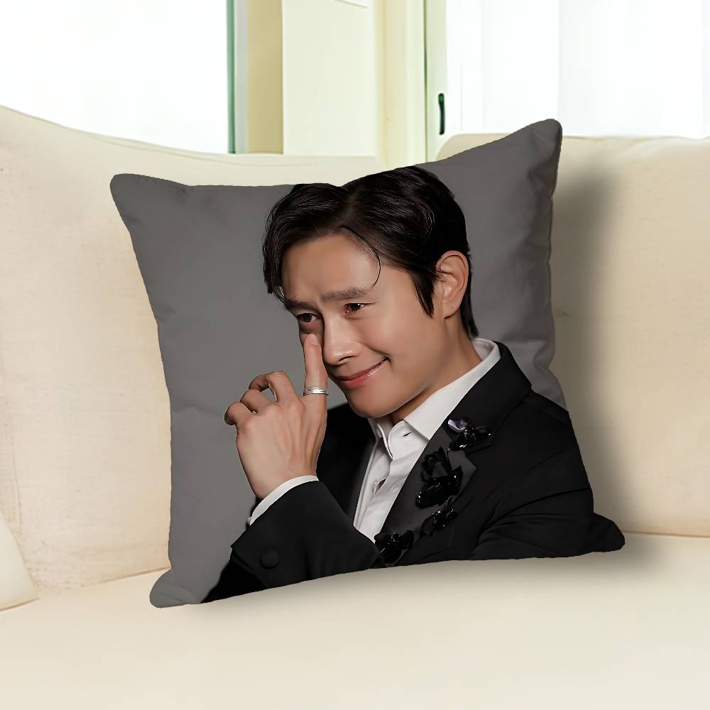 Actor L-Lee B-Byung Huns Various Sizes Square Pillow Case For Car Home Bedchamber Decor Custom Valentine Gift