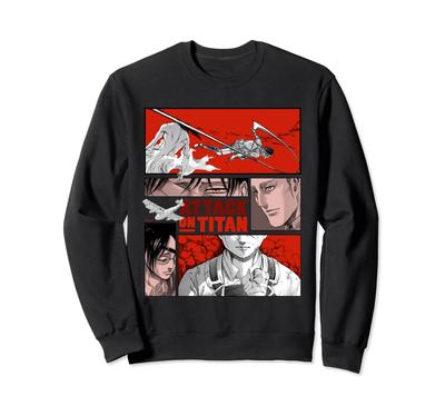 Offizielles Attack on Titan Schlacht um Himmel und Erde 1 Sweatshirt [Zweites Merchandise] Titan