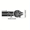 1PC Aircraft Pattern Car Stickers Waterproof Sunscreen for Hood Cover Scratches Durable Vinyl Decals Decor Vehicle Accessories