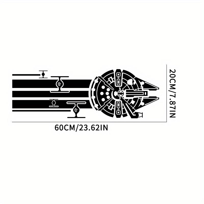 1PC Aircraft Pattern Car Stickers Waterproof Sunscreen for Hood Cover Scratches Durable Vinyl Decals Decor Vehicle Accessories