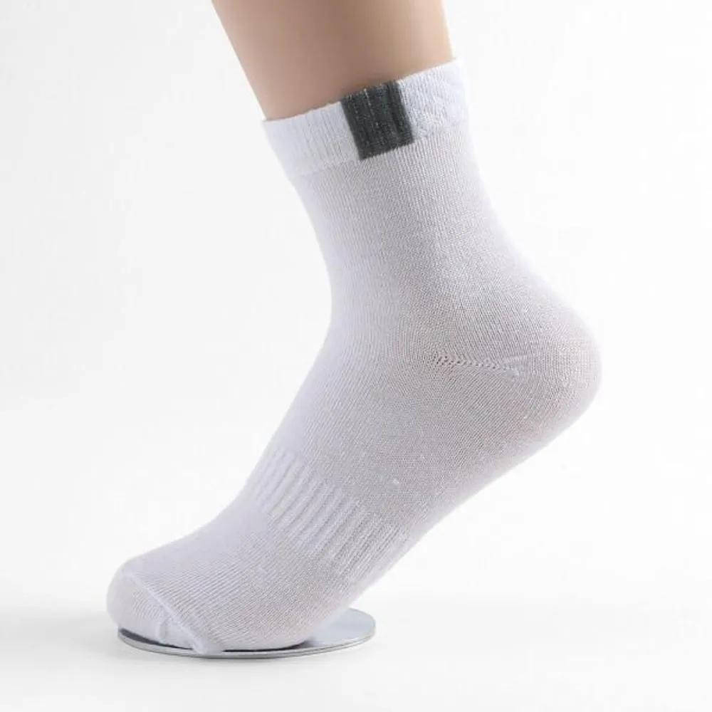 Aileen White Socks Men's Ankle Socks 10-Pair Set Comfortable Socks