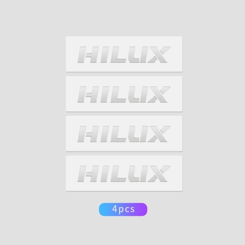 AOZ1 Car Window Wiper Stickers Metal Emblem Car Logo Sticker for Toyota Hilux Surf Vigo Revo 2017 2018 Auto Decor Accessories