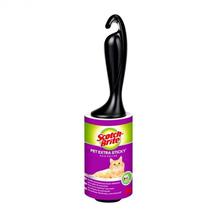 Scotch-Brite Dispozitiv de îndepărtare a părului și scamelor de animale de companie extra lipicios
