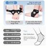 Nylon Ankle Support Black Feet Bandage Protective Gear Ankle Compression Support  Men Women
