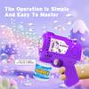 Knyysecq Cute Bubble Gun Children'S Toy Fully Automatic Continuous Delivery Holiday Party Gift Toy Without Battery Bubble Water