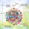 Animal Wind Turbine Outdoor Fan Hanging Decoration Outdoor Courtyard Garden Decoration Mandala 3D Rotating Wind Chime