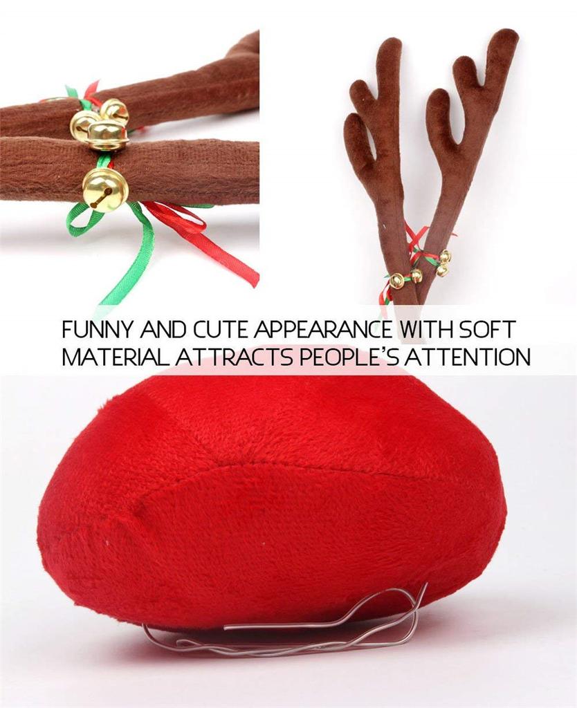 Car Christmas Reindeer Antler Costume Kit
