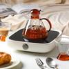 OULOVECO Teapot, Lightweight, High-Quality Nordic Design, Heat-Resistant Glass Teapot, Suitable for Direct Heat, Perfect for Fruit Tea, Afternoon Tea,