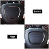 For 2015+ Dodge  Challenger Dodge Charger Steering Wheel Cover Trim Carbon Fiber