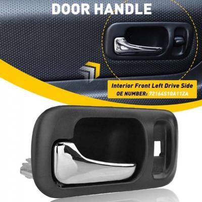 Door Handle Ide Black Inner Driver Front Side Left LH for 1997-2001 Honda CRV