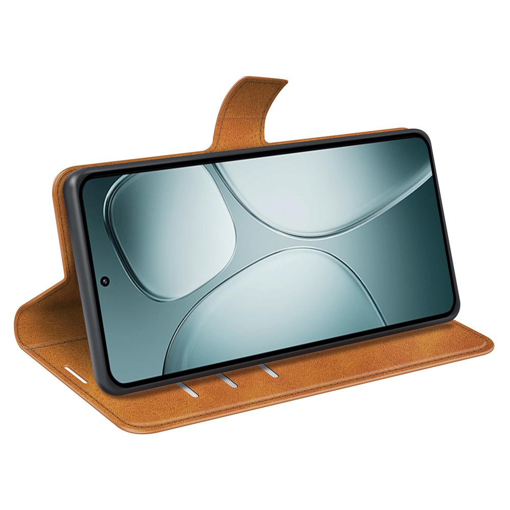 For Xiaomi 14T Stand Case Anti-Scratch Calf Texture Leather Phone Cover