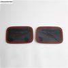 Rearview Mirror / Front Fog Light Lamp / Fuel Oil Tank Cap Cover Trim For BYD SHARK 2024 2025 Black / Carbon Fiber Accessories