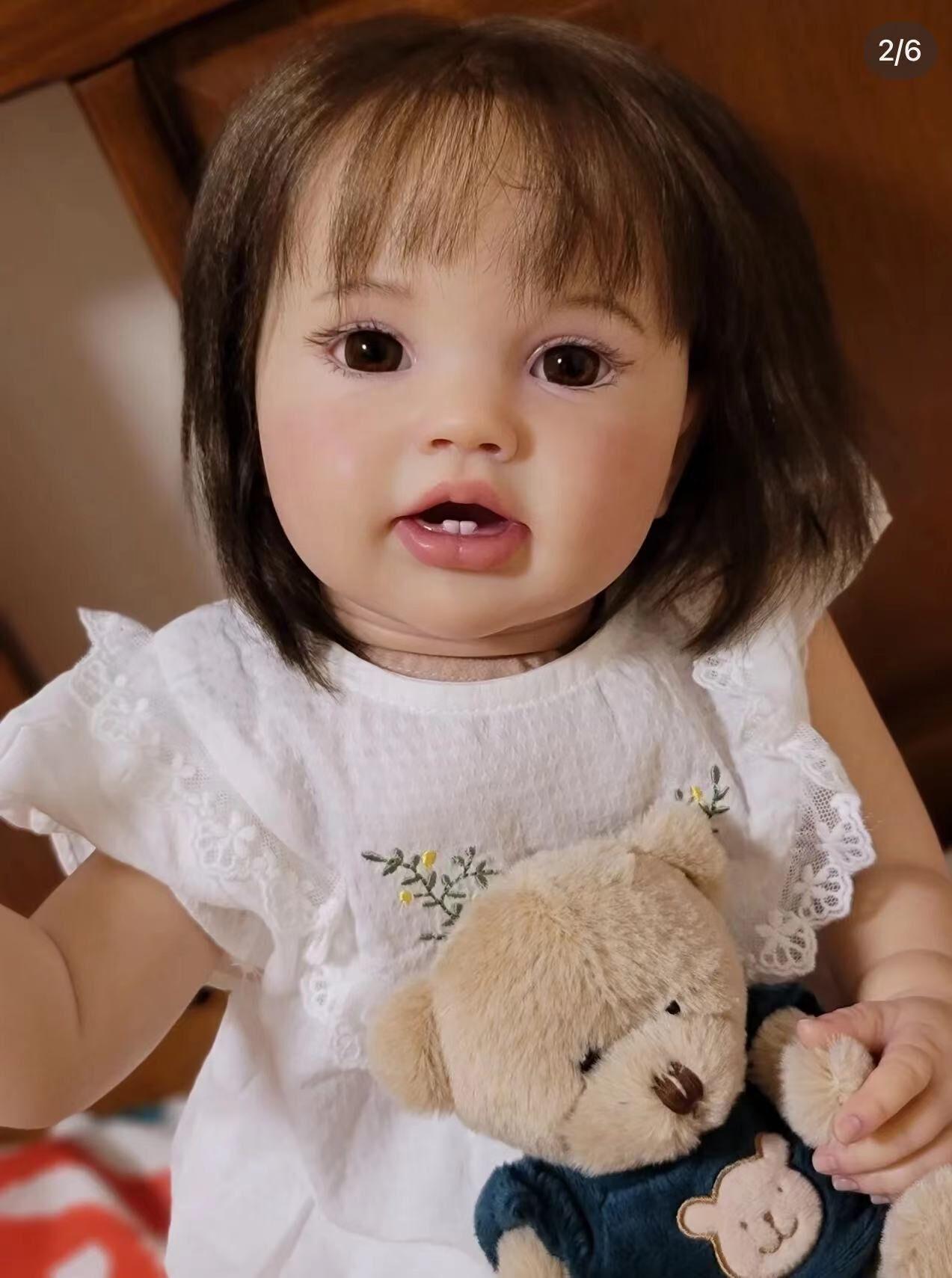 60cm Realistic Reborn Baby Doll Lottie 60cm cloth body