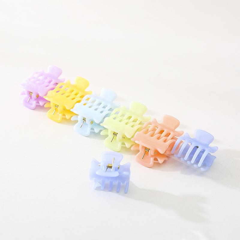 12-teiliges Haaraccessoire-Set 3cm Dekorative Clips Bernstein Schwarz Bunt Starker Halt Druckspangen