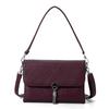 Large Capacity PU Leather Crossbody Bag for Commuting