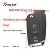 VVDI-NXP Sub-key for Volkswagen Golf 7 MQB Folding Pattern Type Smart Card Generation