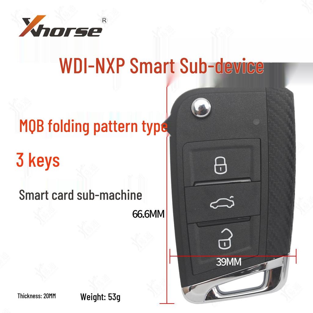 VVDI-NXP Sub-key for Volkswagen Golf 7 MQB Folding Pattern Type Smart Card Generation