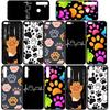 Hülle für iPhone 17 16 15 Xiaomi Poco Redmi Note 14 13 12 11 Pro Max 9 16e Samsung Galaxy S25 S24 S23 14C A56 OPPO Huawei Niedliche Hunde Pfote Katze Handyhülle