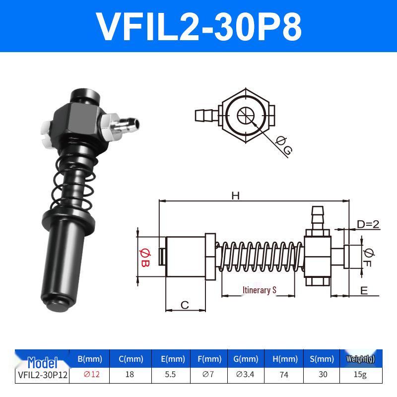 Leidun VFIL1EINS High-Precision Robotic Arm Vacuum Suction Cup Base Accessory
