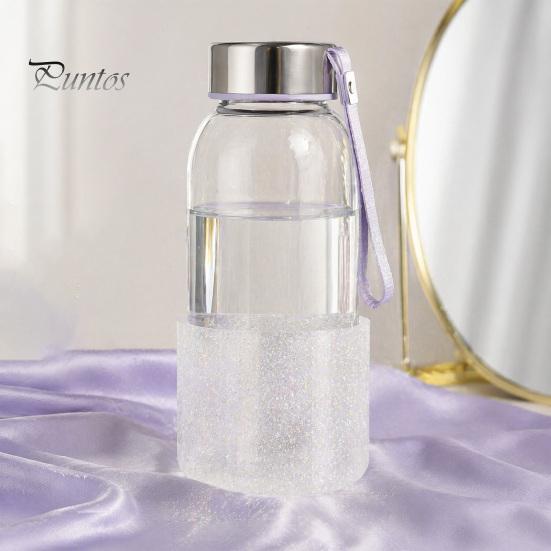 Anti Scald Cup Cover Glitter Silicone Boot for 40oz Tumblers, Non-Slip Sleeve 7.5cm Diameter Jelly Wrap Base Water Bottles, Translucent Tumbler Cover,