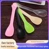 100-Piece Transparent Colored Disposable Dessert Spoons for Cake, Ice Cream, Yogurt, Pudding