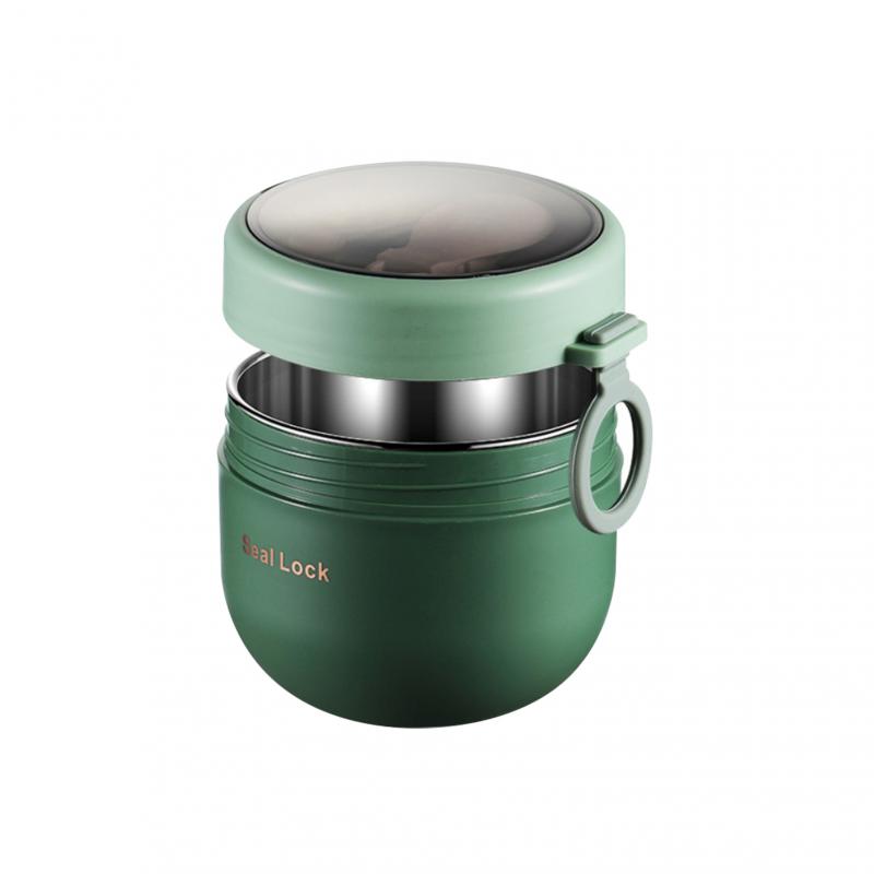 600ML Stainless Steel Lunch Box Hot Food Flask Soup Storage Vacuum Thermal Jar Thermos Containers Bento Lunch Boxes For Kids