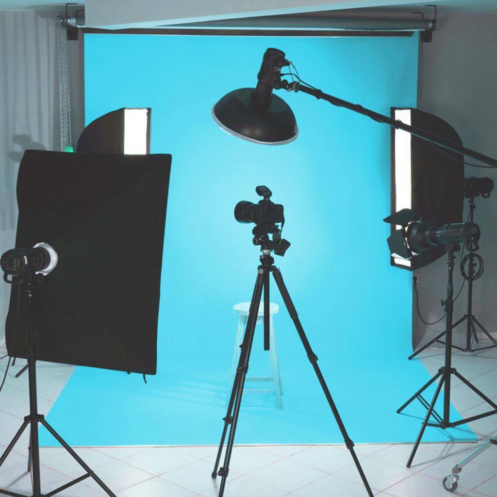 Milchiges PVC-Hintergrundplatte Fotografie Fotoaufnahme Kulisse Tafel Zubehör 120x60cmblau