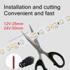 60LEDs/m 120LEDs/m Home DC12V Lamp Strip 2835 LED Strip Decor Red I Blue Green Yellow Pink Flexible And Cuttable Soft Lamp Bar