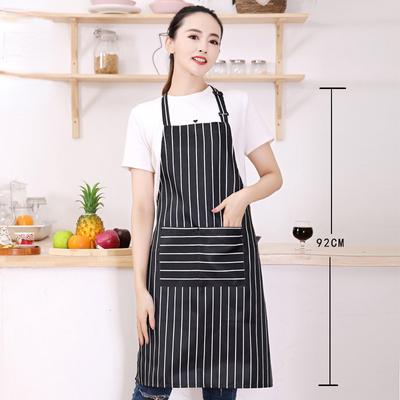 Stilvolle Terylen-Küchenschürze für Damen und Herren, Koch-Arbeitsschürze, Grill, Restaurant, Bar, Geschäft, Café, Schönheit, Nagelstudio, Uniform