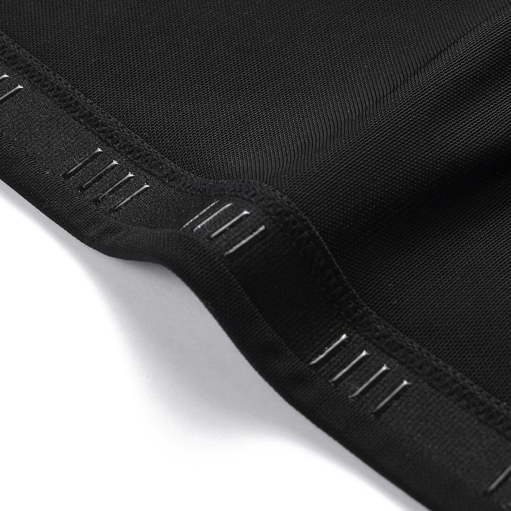 Men s Mesh Motorcycle Jacket Padded Motorcycle Shirt with Back Armor Summer Sport Motorbike Protective Gear Black EU L