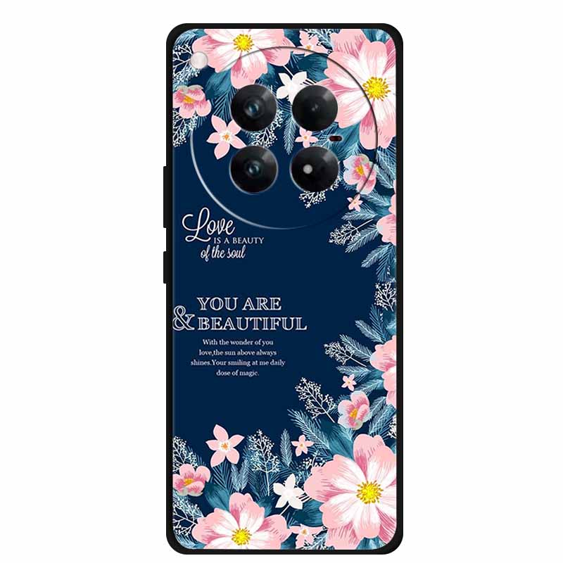 For Infinix Zero 40 5G Case Black Silicone TPU Painted Planet Cover Luxury Animal Case For Infinix Zero 40 4G Luxury FlowerFunda