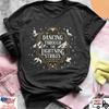 Fantasy Dragon Shirt Dark Aesthetic Quote Tee Book Lover Gift