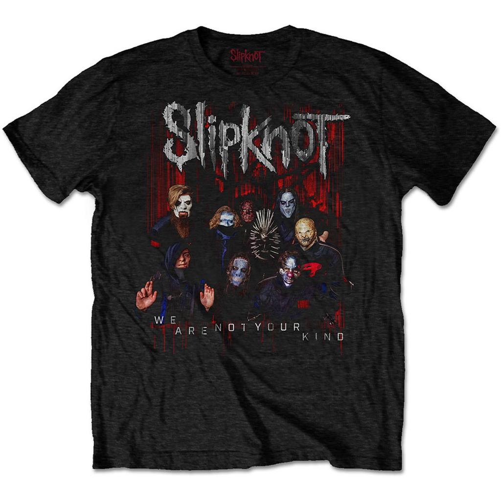 Slipknot We Are Not Your Kind White Logo Tee T-Shirt Mens