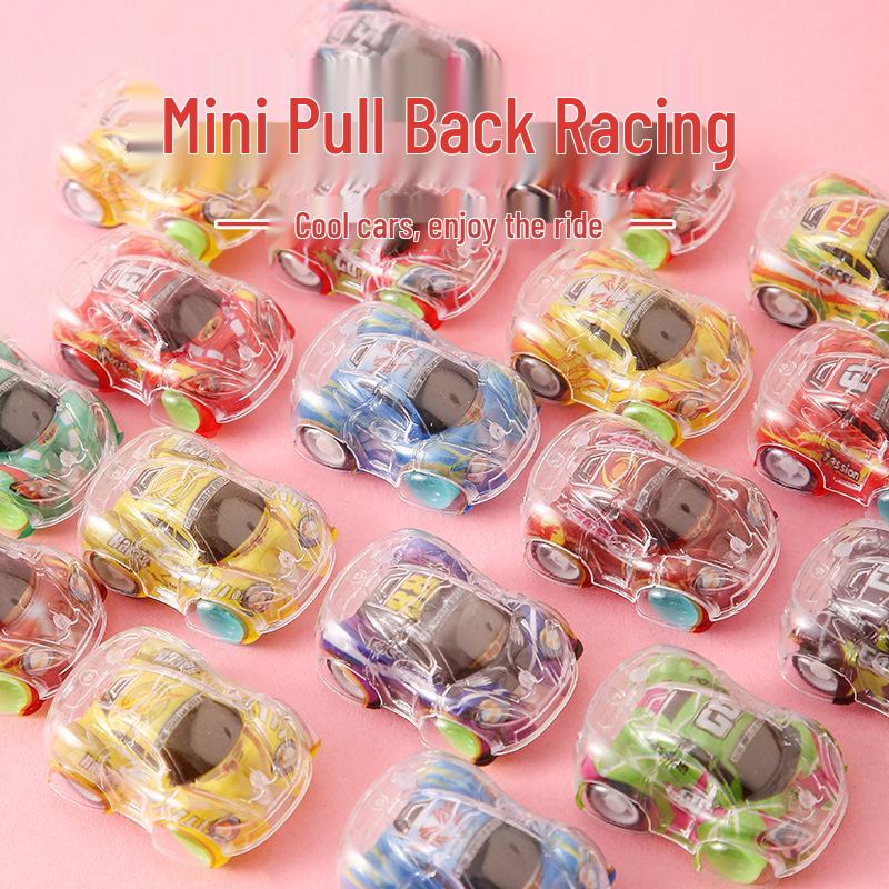 Double-Layer Pull-Back Toy Car for Kids – Colorful Kindergarten Prize