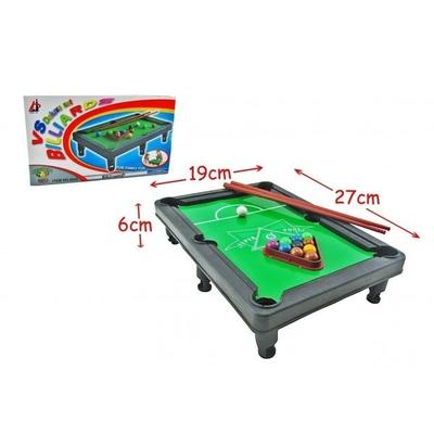 Miniatur-Tischbillardspiel 27 cm 2 Billardqueues 11 Kugeln